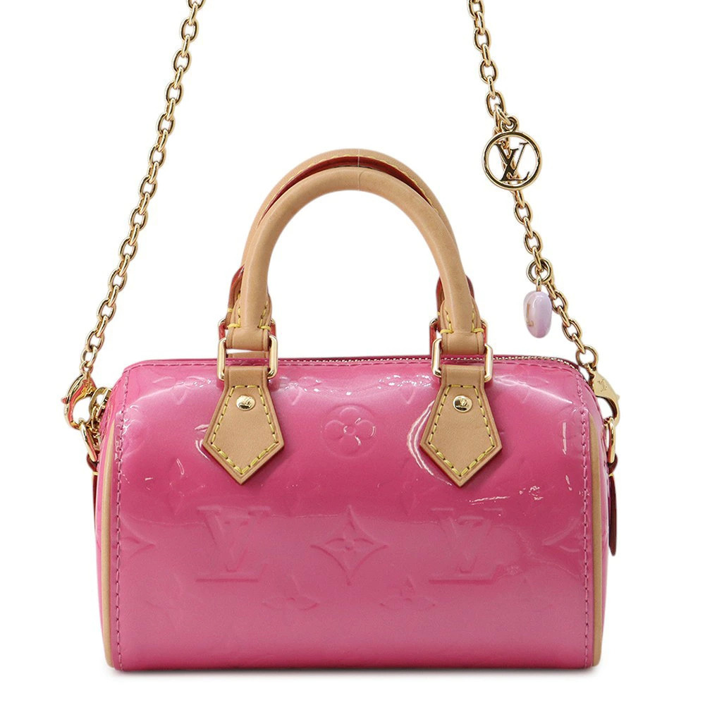 Louis Vuitton handbag Monogram Vernis Speedy shoulder bag LV Remix Collection
